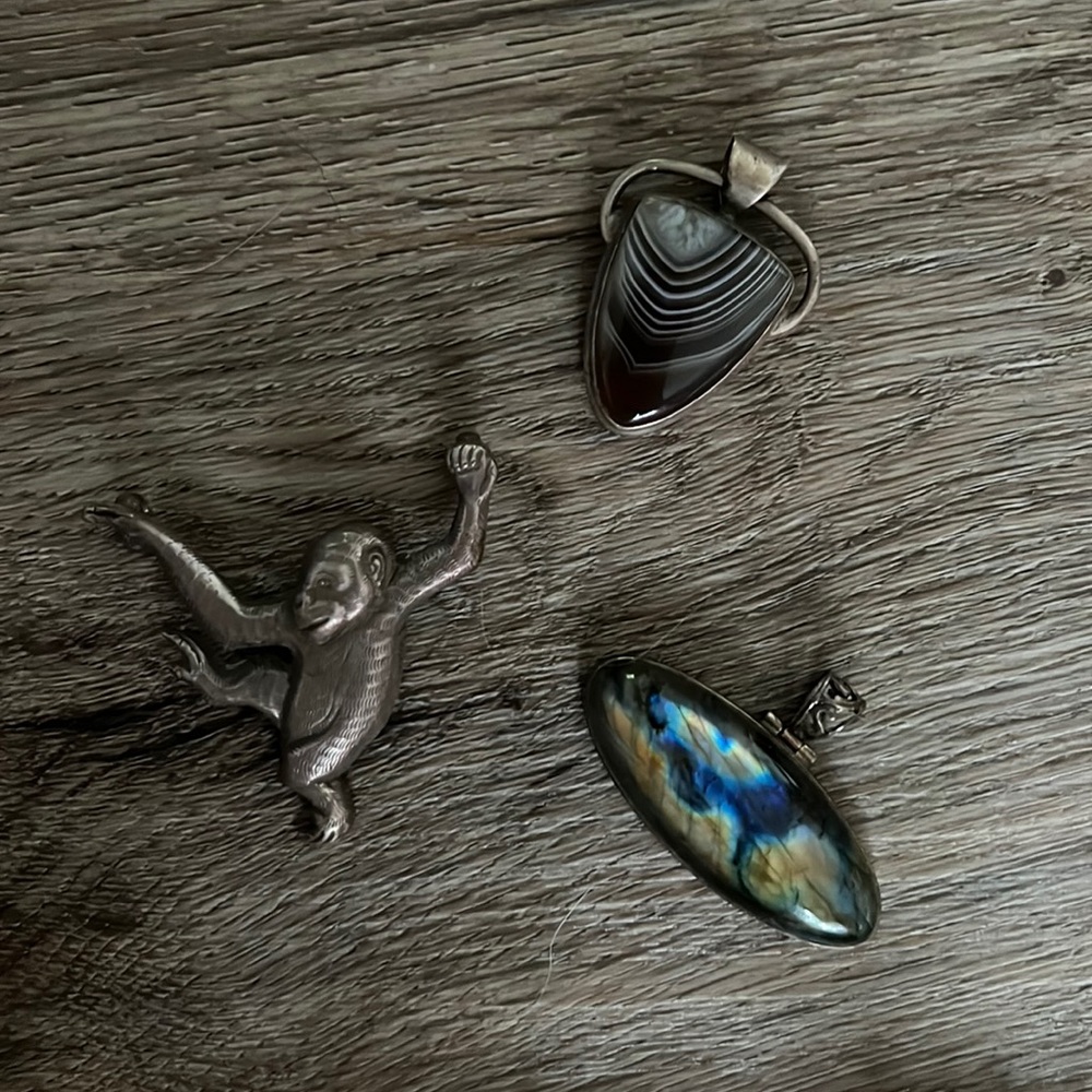 Sterling silver pendant bundle